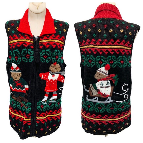 Sharon Young Sweaters - Sharon Young Christmas’s Novelty Sweater Vest